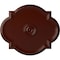 Ekena Millwork Waltz Ceiling Medallion (Fits Canopies up to 5 1/4"), 24"W x 20 1/2"H x 1 1/8"P, Brushed Mahogany CM24WABMF - alternate 1